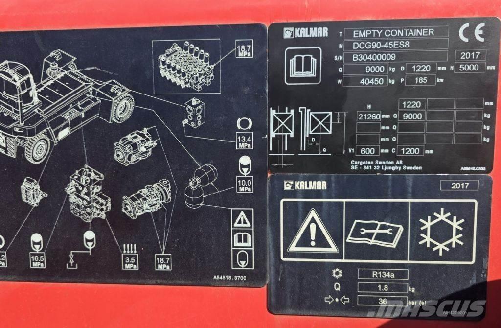 Kalmar DCG90-45ES8 مناولات حاويات