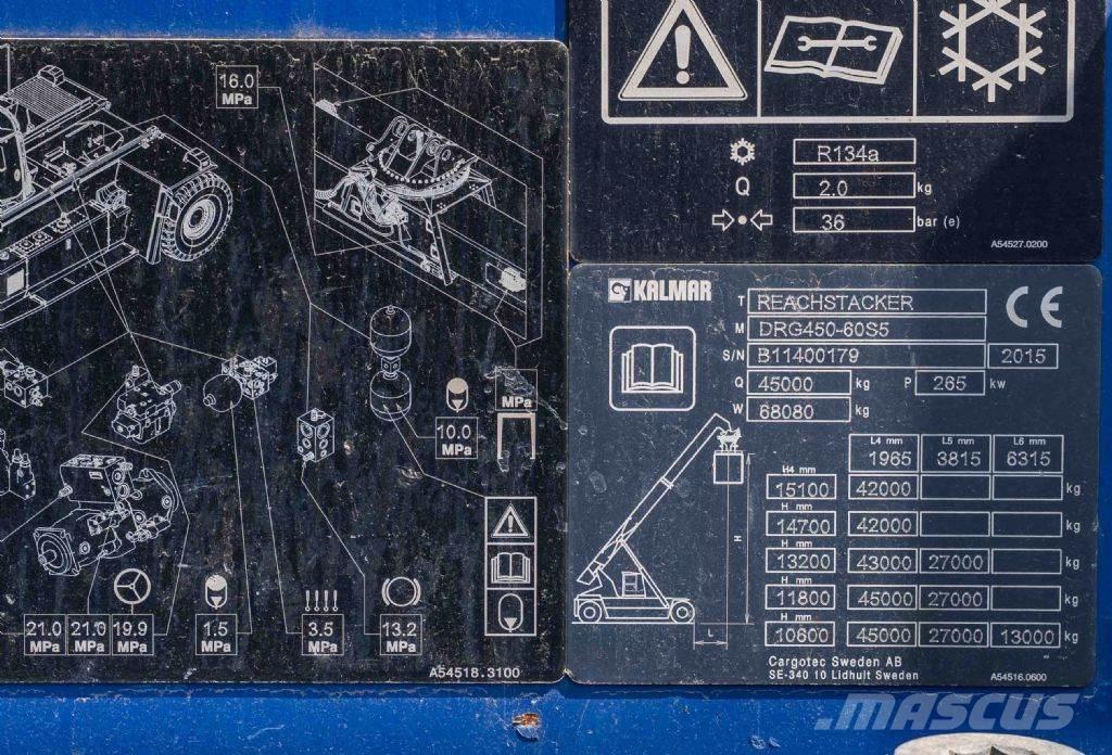 Kalmar DRG450-60S5 رافعات حاويات