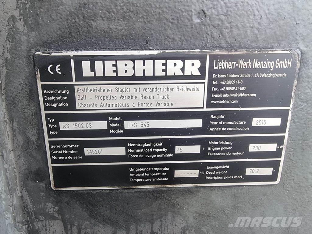 Liebherr LRS 545 رافعات حاويات