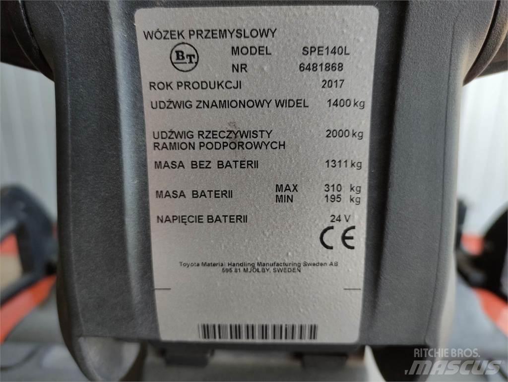 BT SPE140 L معدات التكديس الجوالة