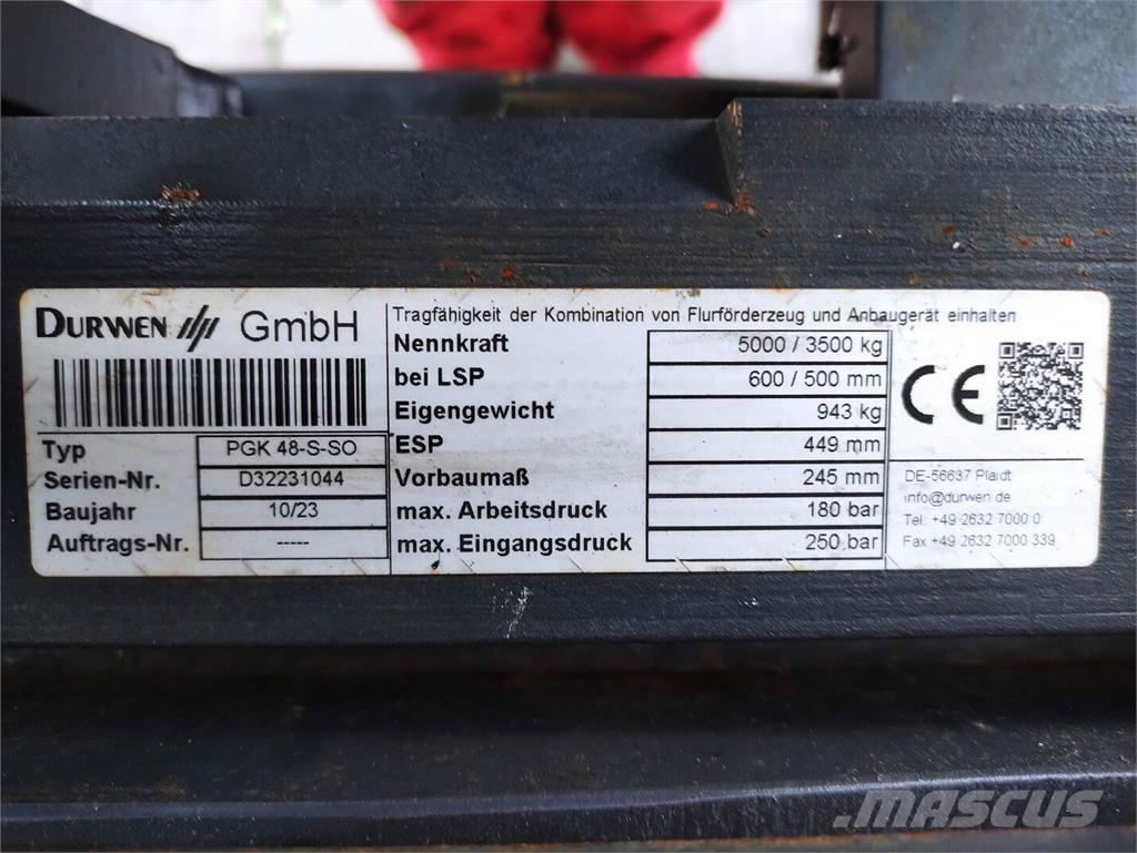 Durwen PGK48-S-SO شوكات