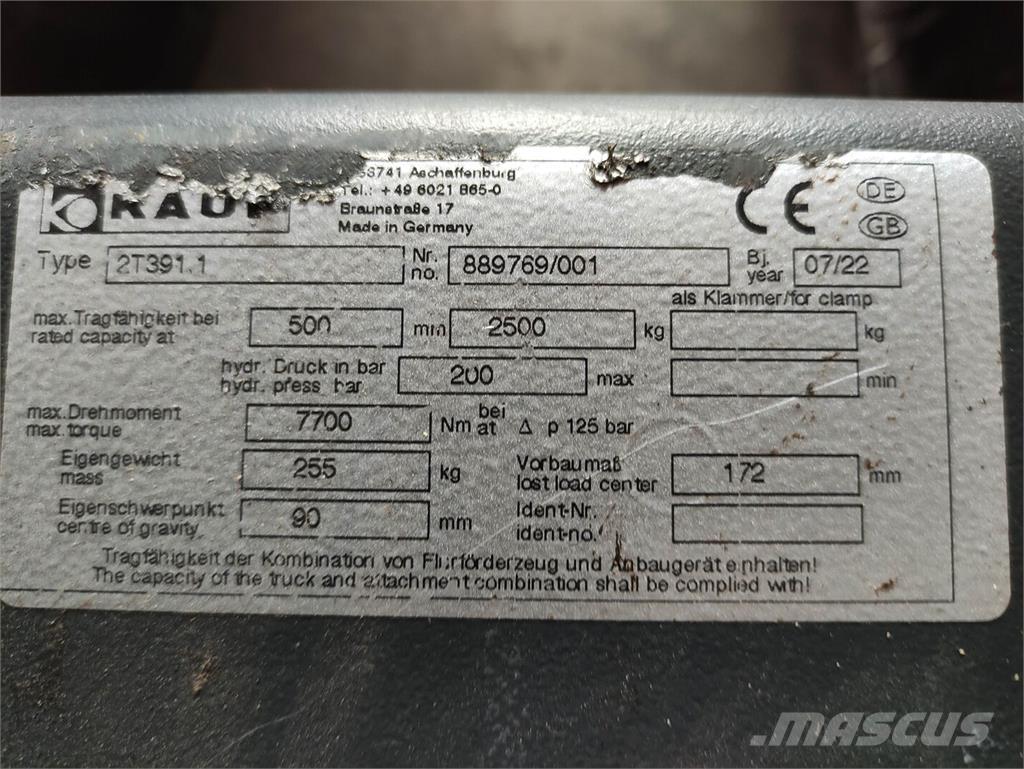 Kaup 2T391.1 معدات المواد - غير ذلك