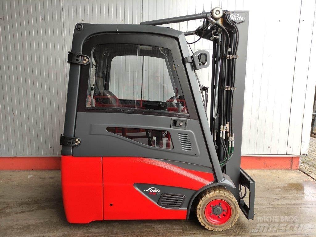 Linde E16-02-386 شاحنات ذات رافعات شوكية تعمل بالكهرباء