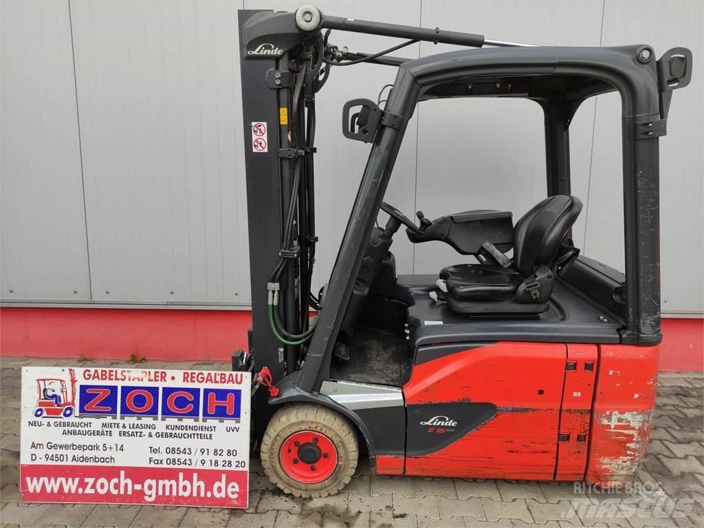 Linde E16-02-386-EVO شاحنات ذات رافعات شوكية تعمل بالكهرباء