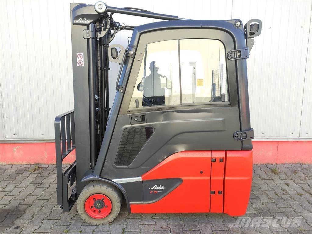 Linde E16-02-386 EVO شاحنات ذات رافعات شوكية تعمل بالكهرباء
