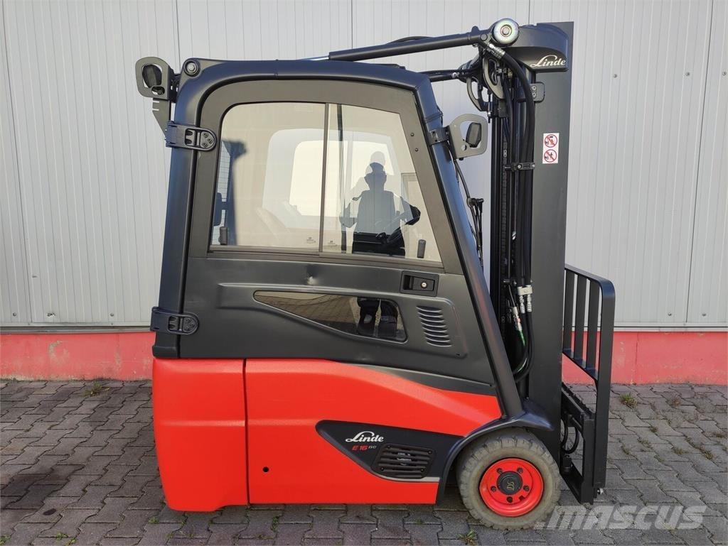 Linde E16-02-386 EVO شاحنات ذات رافعات شوكية تعمل بالكهرباء
