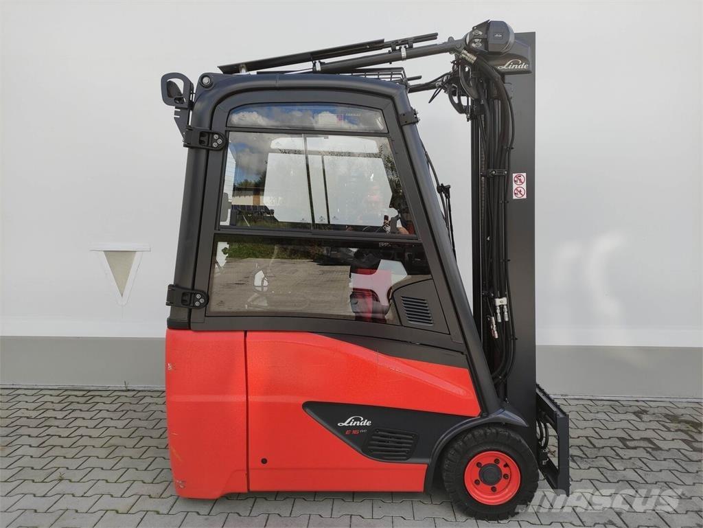 Linde E16H-02-386-EVO شاحنات ذات رافعات شوكية تعمل بالكهرباء
