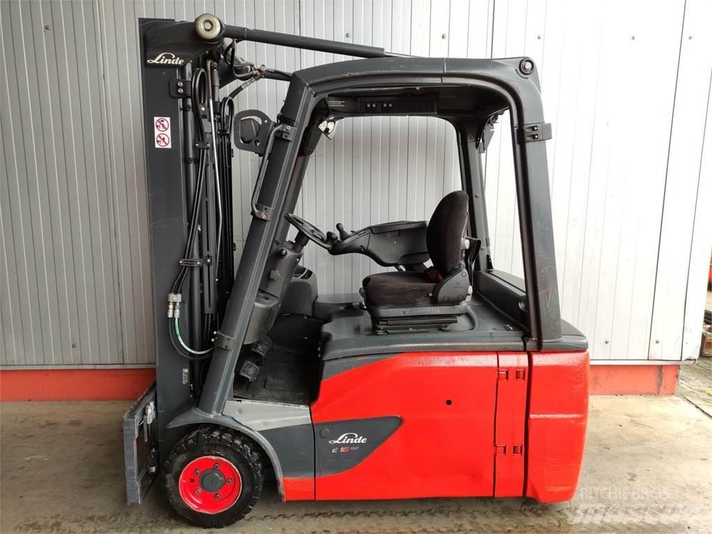 Linde E16L-02-386-EVO شاحنات ذات رافعات شوكية تعمل بالكهرباء