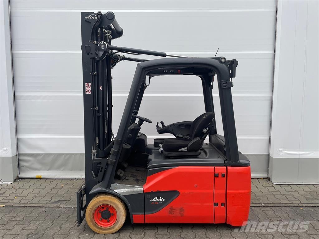 Linde E16L-02-386 EVO شاحنات ذات رافعات شوكية تعمل بالكهرباء