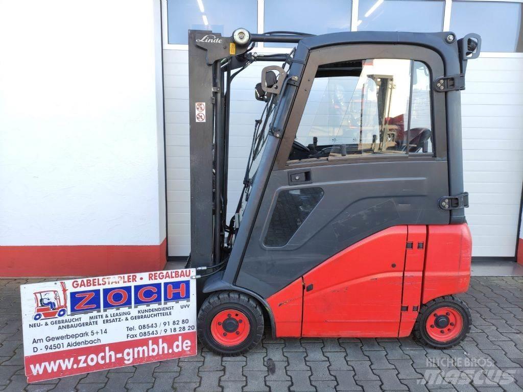 Linde E16PH-01-386 شاحنات ذات رافعات شوكية تعمل بالكهرباء
