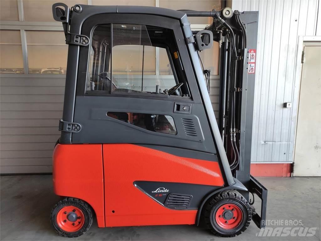 Linde E16PH-02-386 EVO شاحنات ذات رافعات شوكية تعمل بالكهرباء