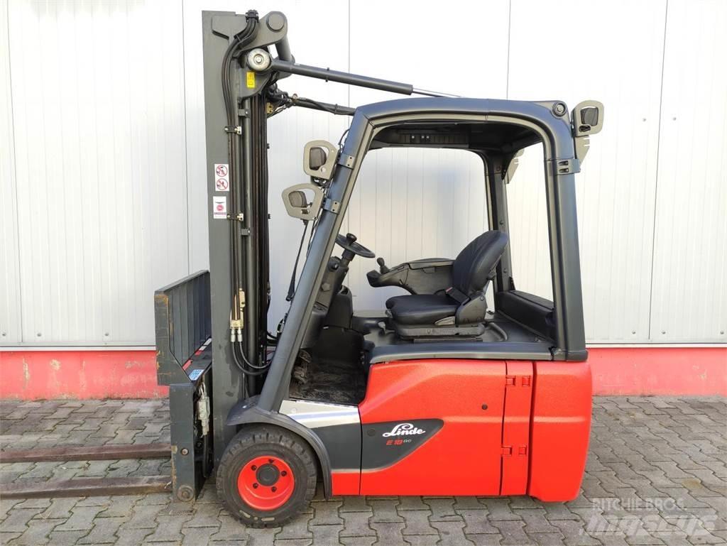 Linde E18-02-386 (LACK NEU) شاحنات ذات رافعات شوكية تعمل بالكهرباء