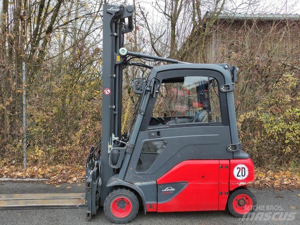 Linde E20PL-02-386 EVO شاحنات ذات رافعات شوكية تعمل بالكهرباء