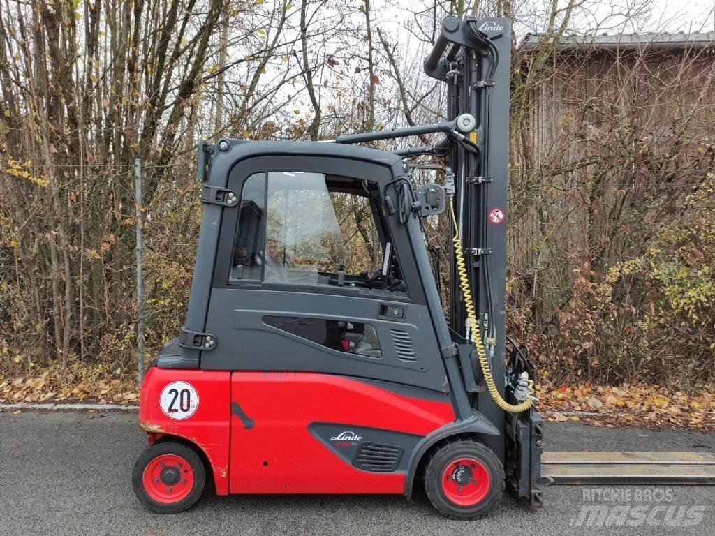 Linde E20PL-02-386 EVO شاحنات ذات رافعات شوكية تعمل بالكهرباء