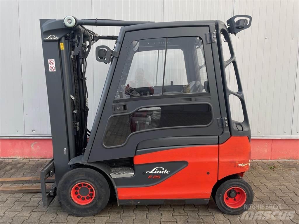 Linde E25-01-387 شاحنات ذات رافعات شوكية تعمل بالكهرباء
