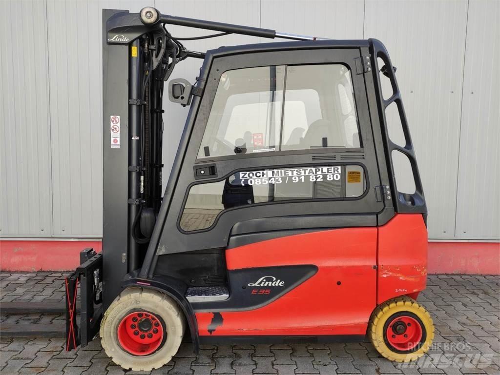 Linde E35HL-01-387 شاحنات ذات رافعات شوكية تعمل بالكهرباء