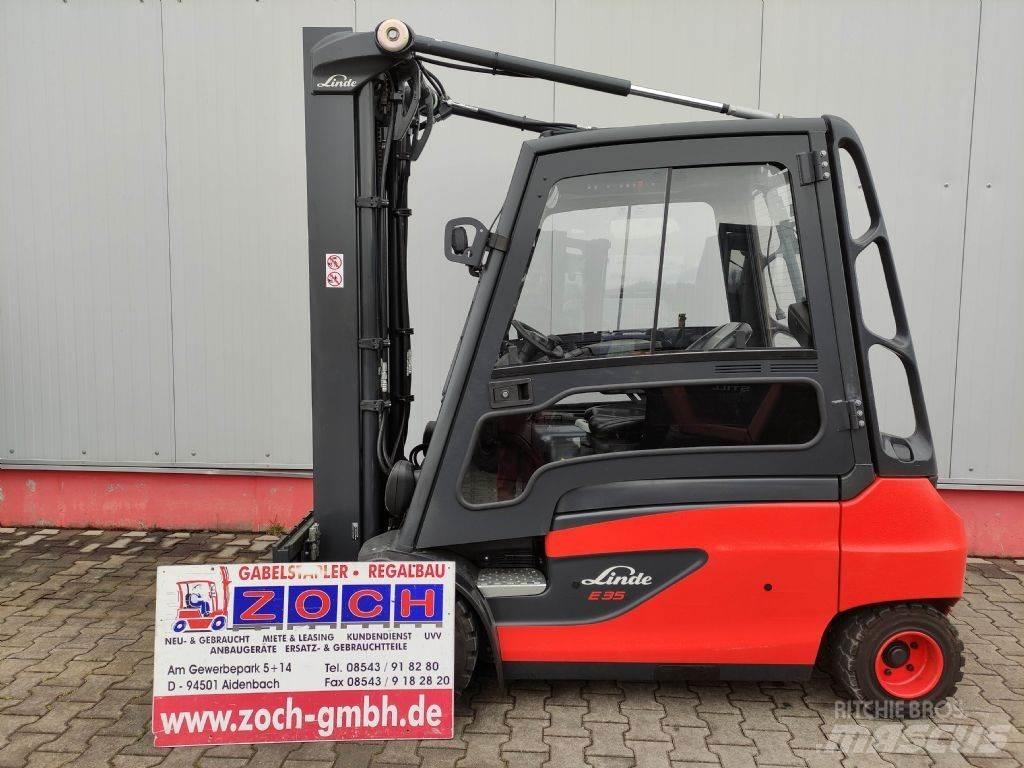Linde E35L-01-387 شاحنات ذات رافعات شوكية تعمل بالكهرباء