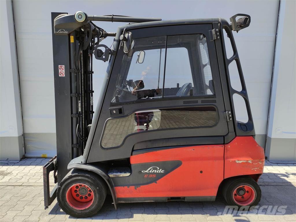 Linde E35L-01-387 شاحنات ذات رافعات شوكية تعمل بالكهرباء
