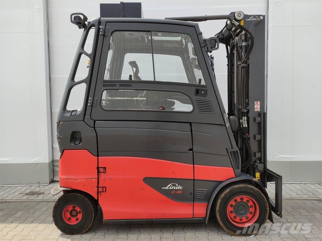 Linde E45HL-01-/600-388 شاحنات ذات رافعات شوكية تعمل بالكهرباء