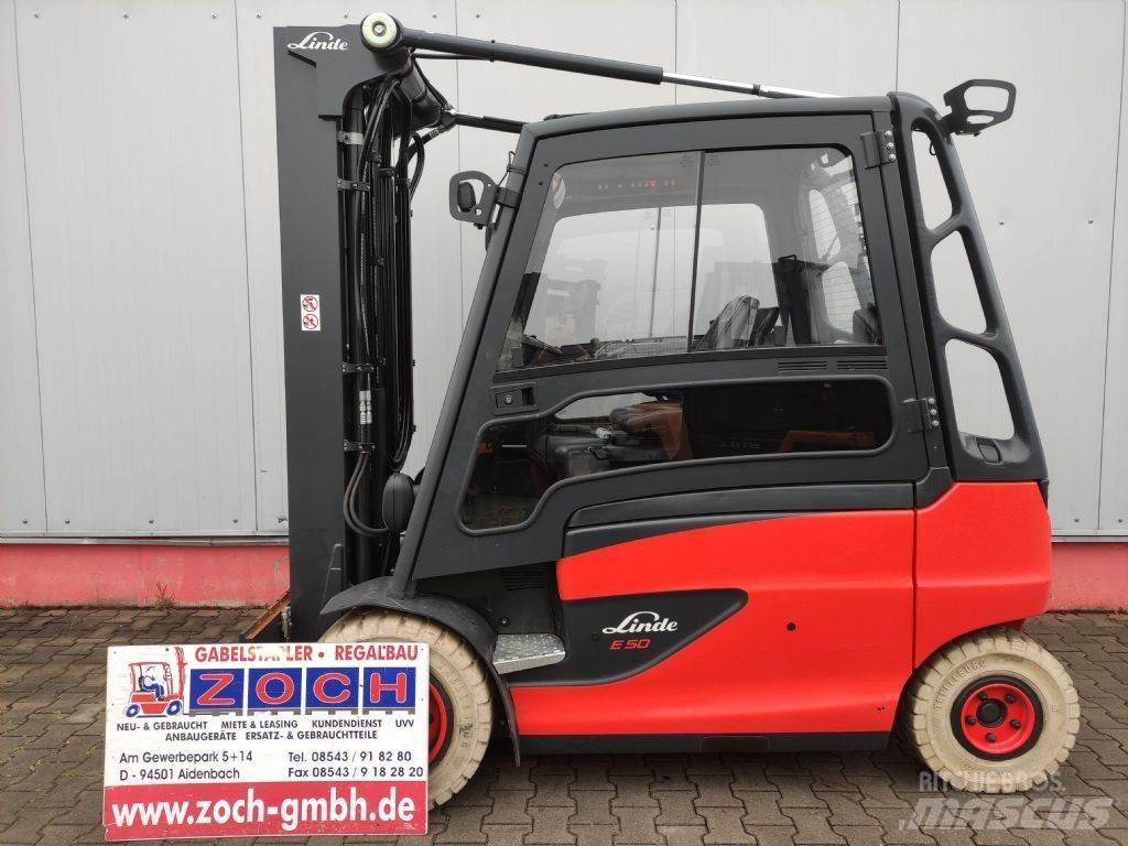 Linde E50HL-01-388 شاحنات ذات رافعات شوكية تعمل بالكهرباء