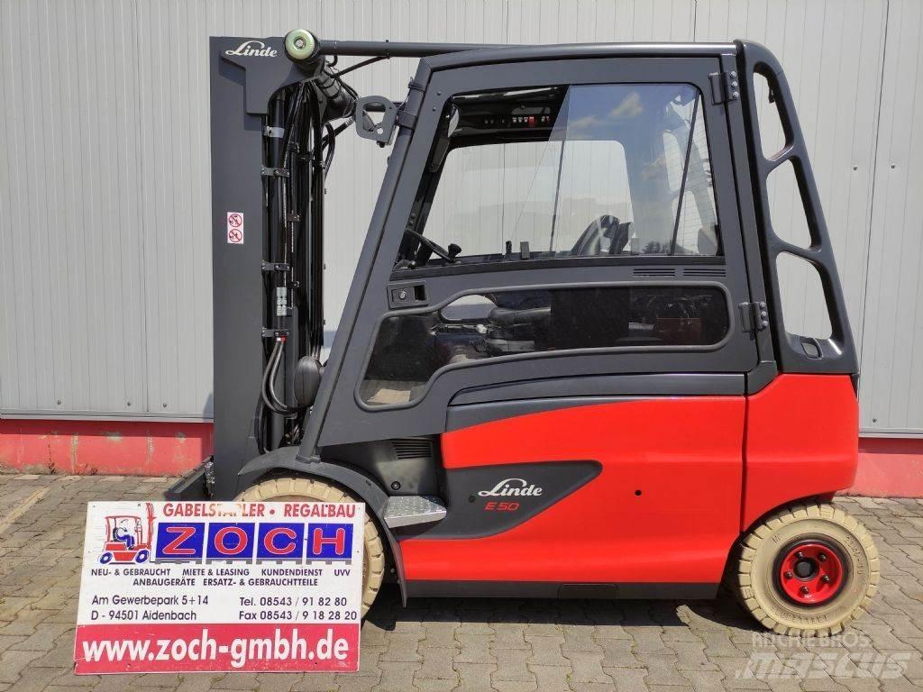 Linde E50HL-01-388 شاحنات ذات رافعات شوكية تعمل بالكهرباء