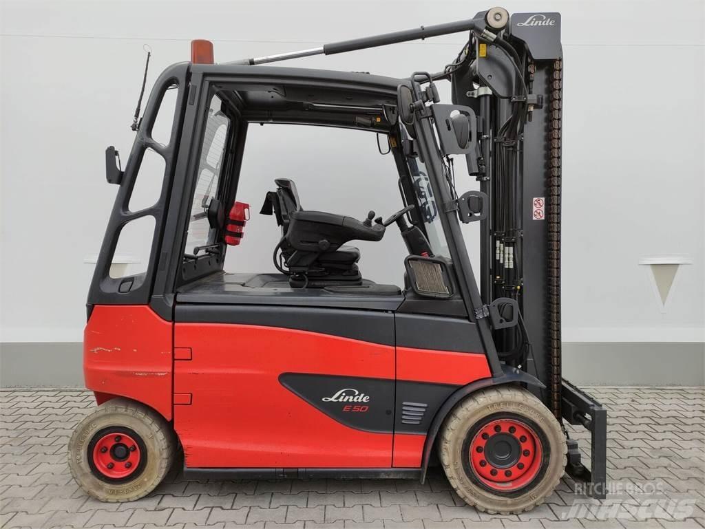 Linde E50HL-01-388 شاحنات ذات رافعات شوكية تعمل بالكهرباء
