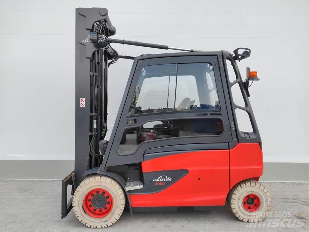 Linde E50HL-388 شاحنات ذات رافعات شوكية تعمل بالكهرباء
