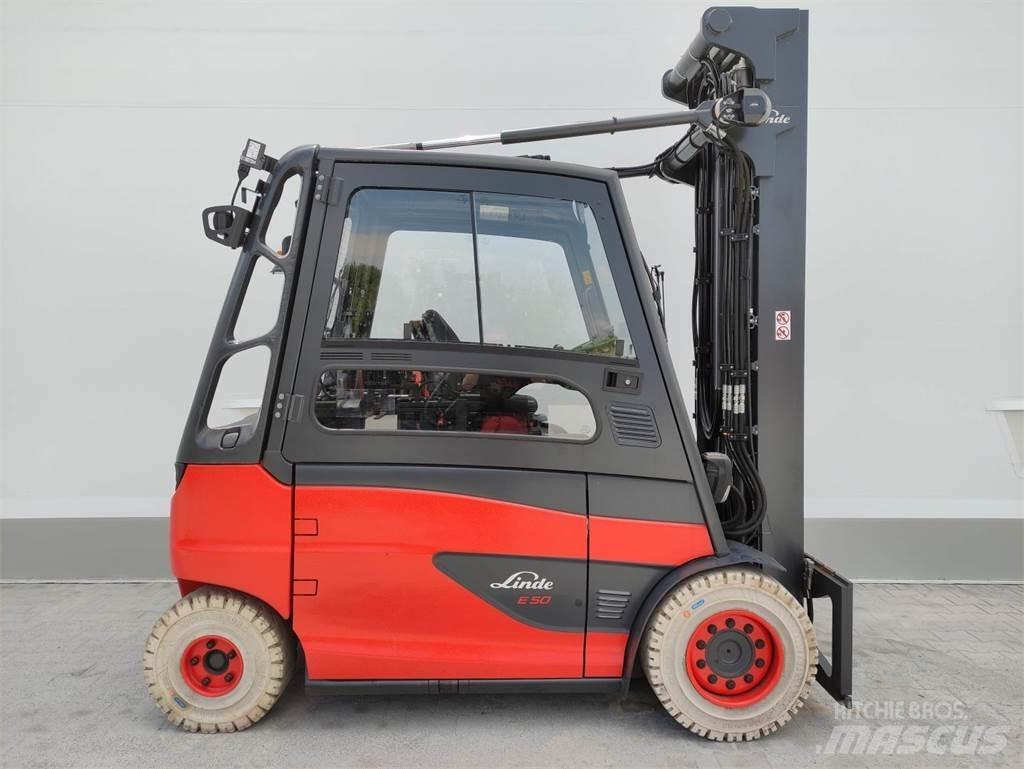 Linde E50HL-388 شاحنات ذات رافعات شوكية تعمل بالكهرباء