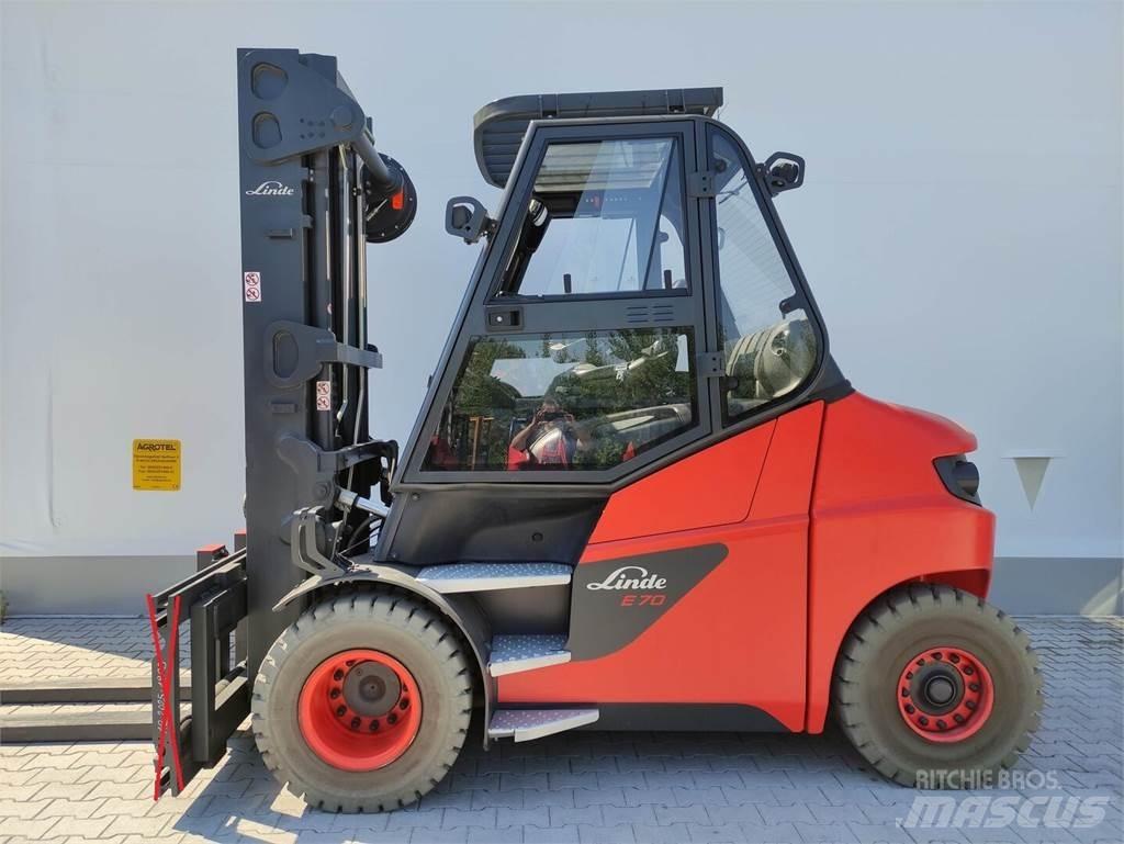 Linde E70-01-127 شاحنات ذات رافعات شوكية تعمل بالكهرباء