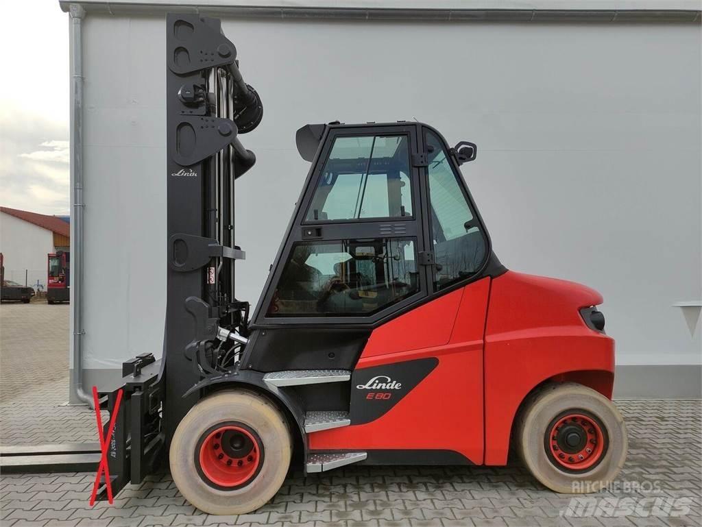 Linde E80-01/900 شاحنات ذات رافعات شوكية تعمل بالكهرباء