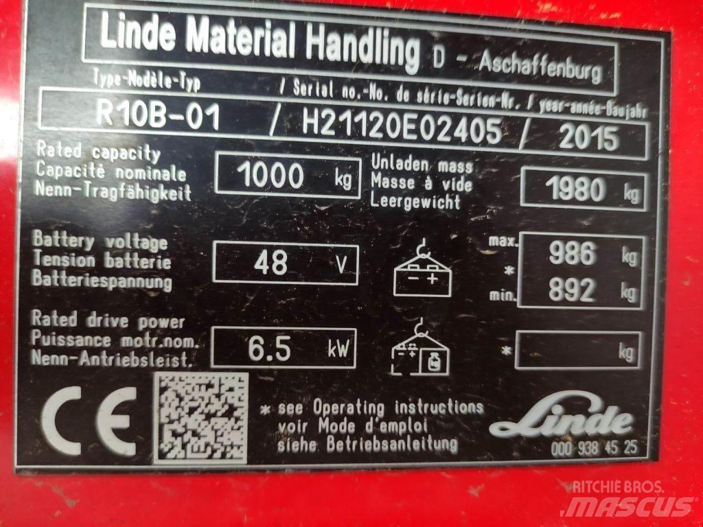 Linde R10B-01-112 شاحنة مناولة