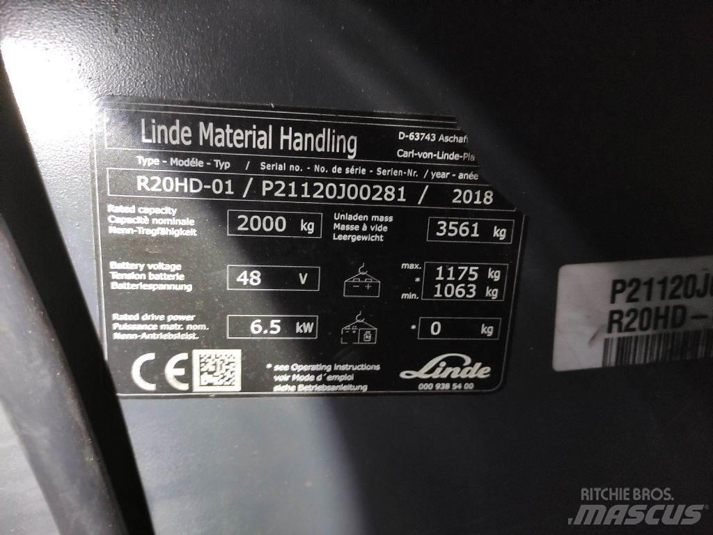 Linde R20HD-01-1120 شاحنة مناولة