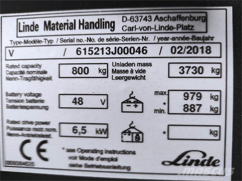 Linde V Modular معدات الرفع عالي المستوى