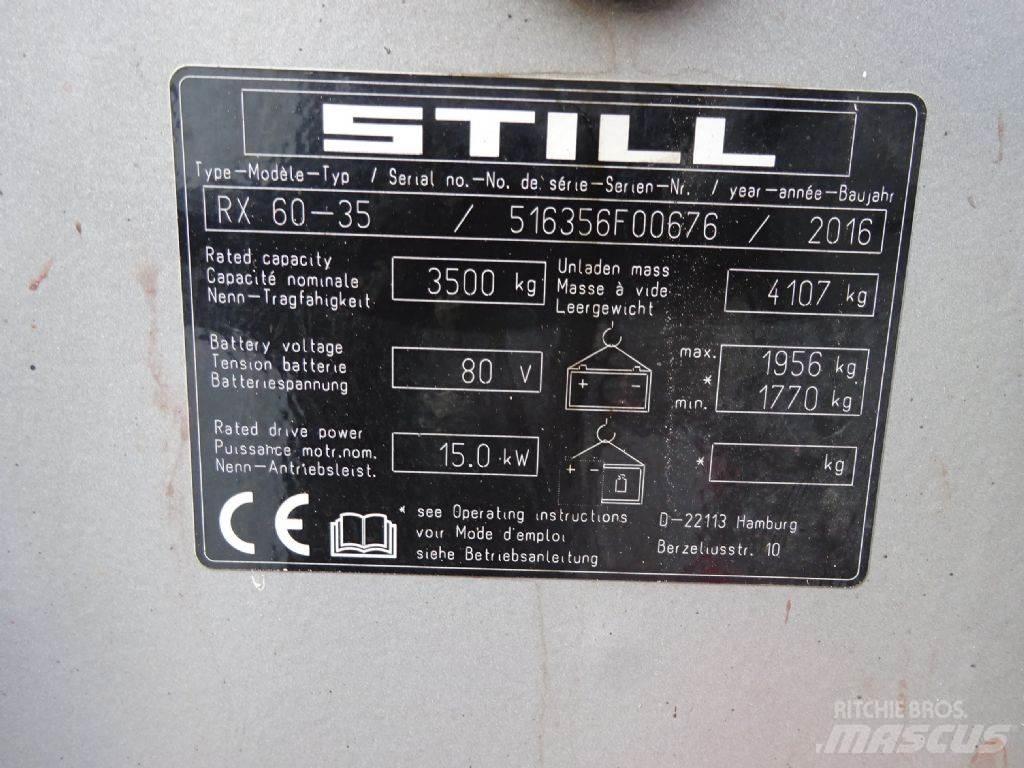 Still RX60-35 شاحنات ذات رافعات شوكية تعمل بالكهرباء
