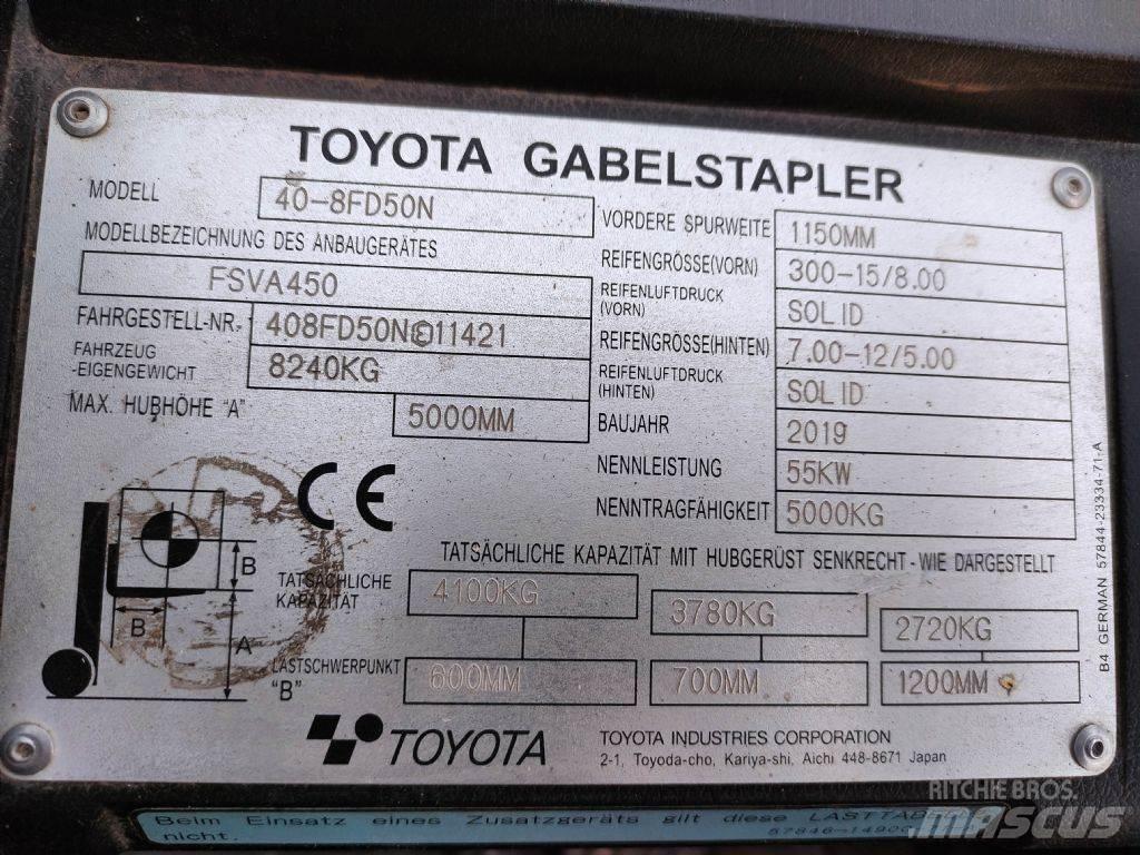 Toyota 40-8FD50N شاحنات الديزل