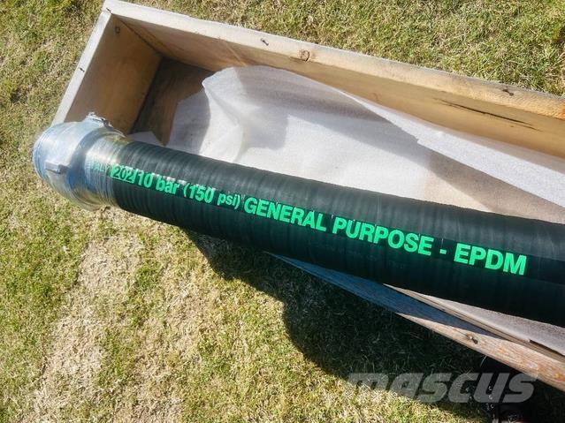 Quantity of (6) 4.5 in x 7.5 ft Rigid Water Suctio معدات البناء - غير ذلك