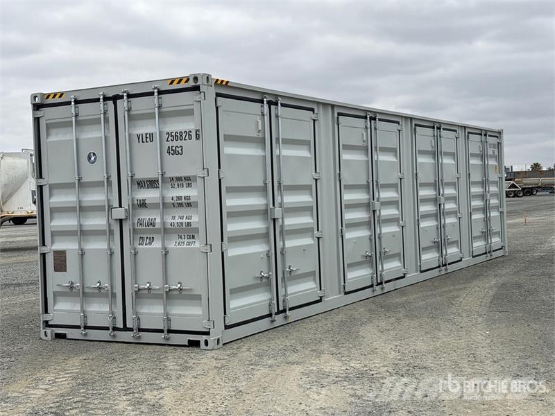 40 ft High Cube Multi-Door Storage Container حاويات تخزين